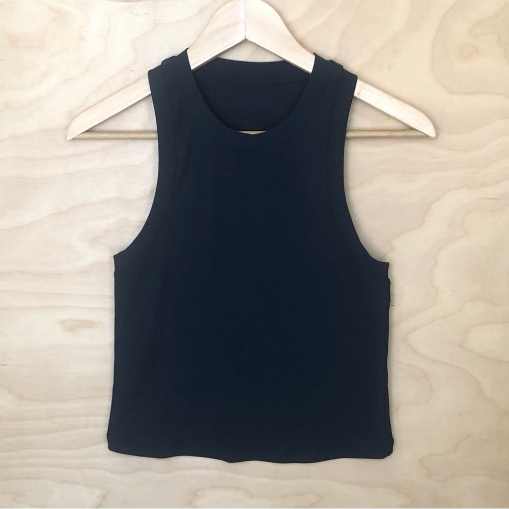 Pendleton Ribbed Black Tank Top Athletic Women Small.